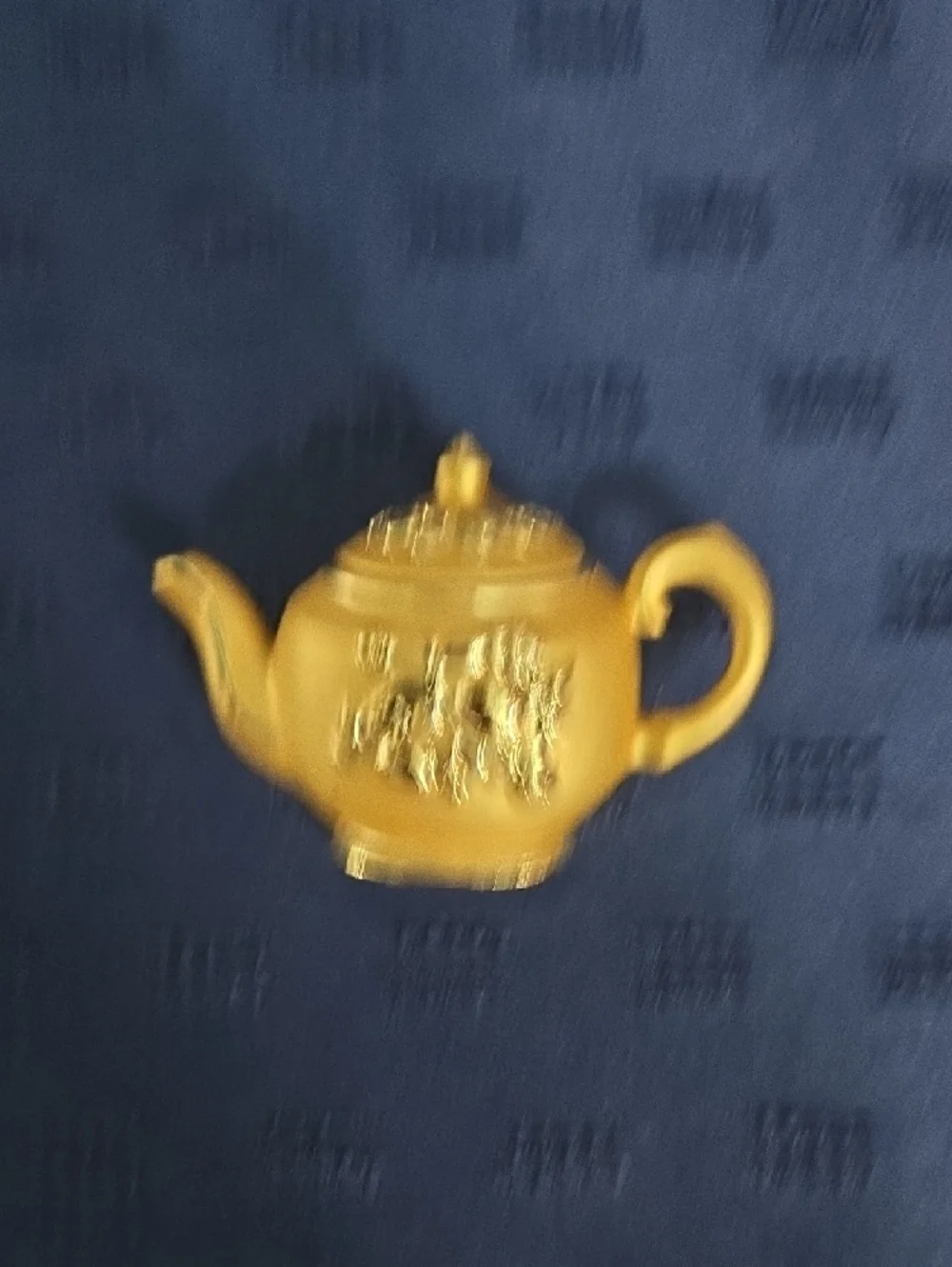 Brooch Gold Floral Teapot